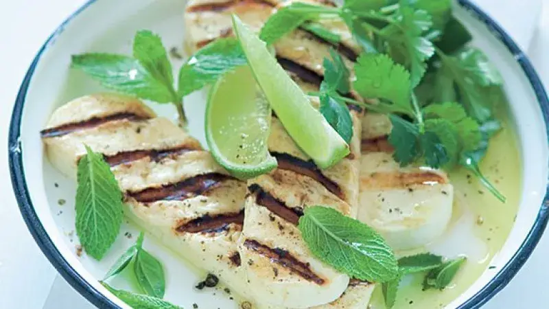 Grilovaný sýr s bylinkami