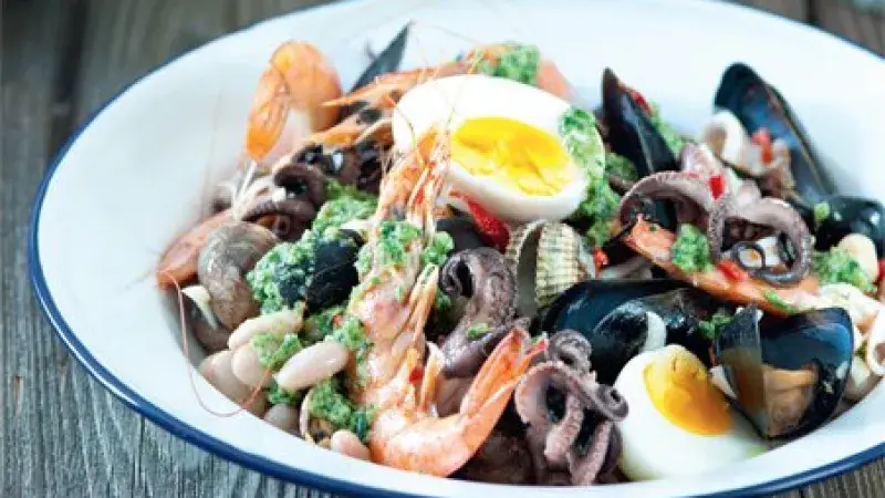 Salát s plody moře 