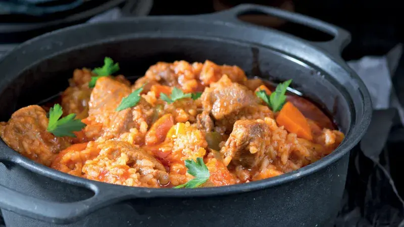 Džuveč s vepřovým masem