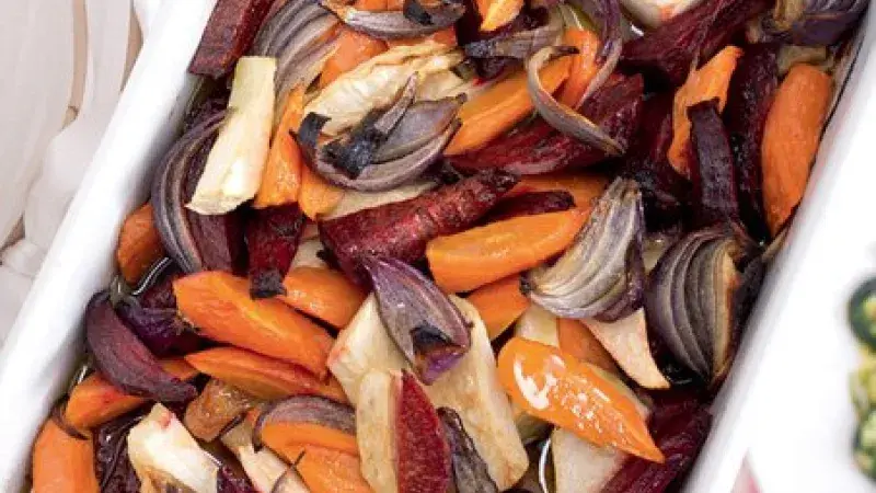 Pečená kořenová zelenina