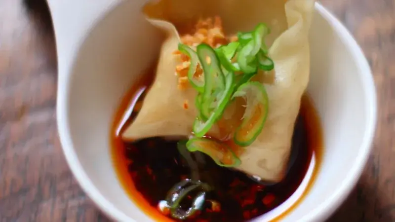 Taštičky won ton s krevetami