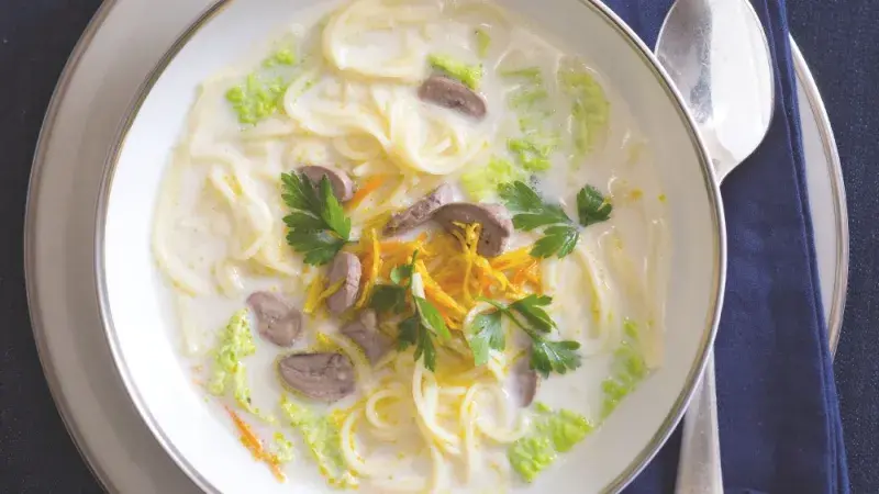 Kachní bílá polévka