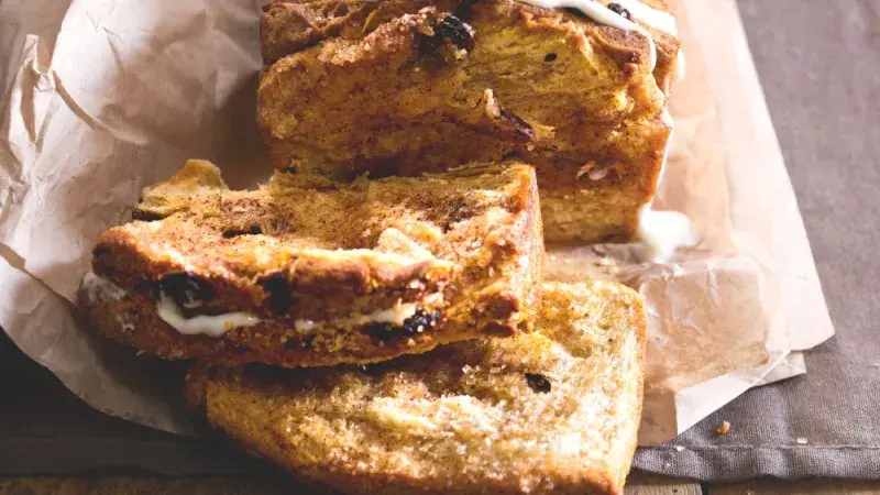 Skládaná perníková brioška