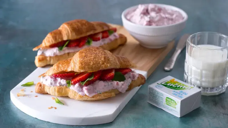 Jahodová Lučina s mátou