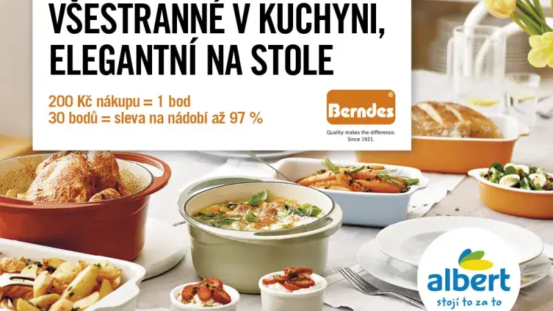 Berndes - všestrannost v kuchyni, elegance na stole