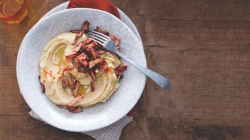 Anglická hrachová kaše (pease pudding)