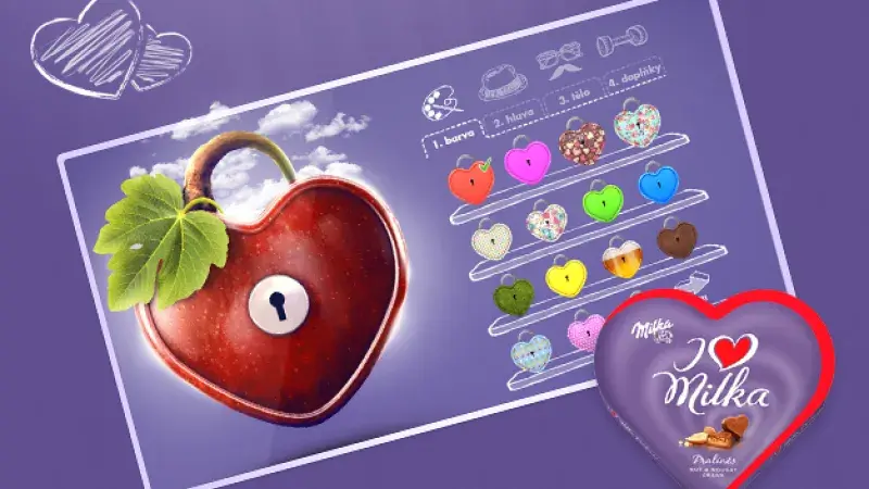 SOUTĚŽ o 10 balení Milka pralinek s osobním věnováním