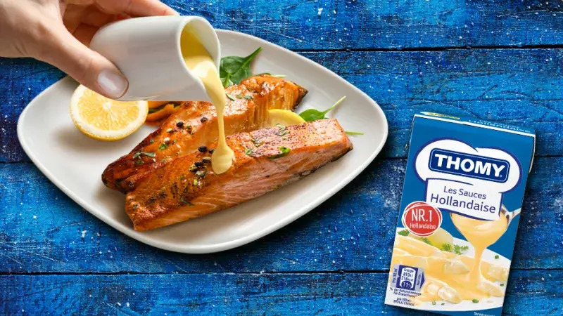 Vánoční losos s holandskou omáčkou