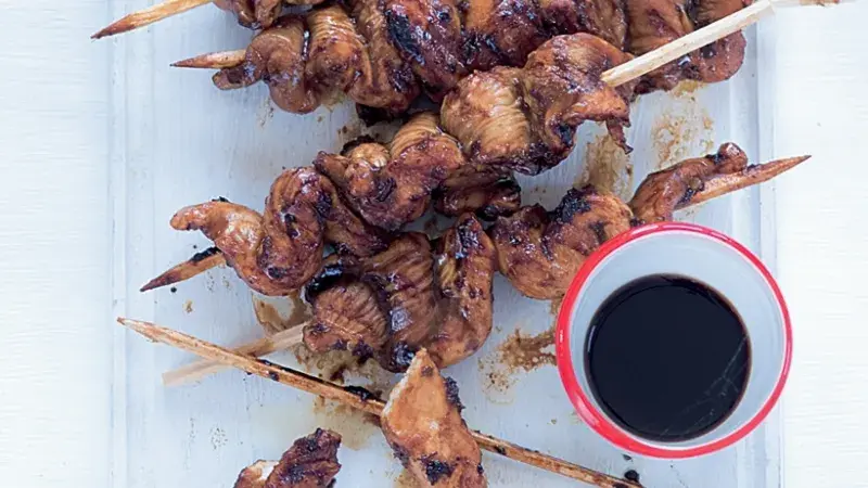 Asijské kuřecí špízy