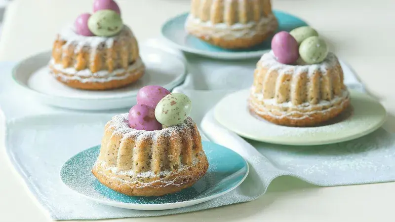 Citronovo-makové bábovičky