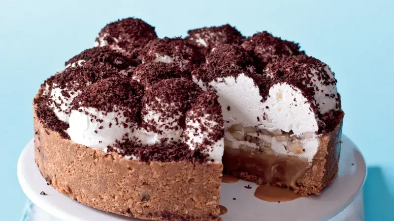 Banánovo-karamelový dort