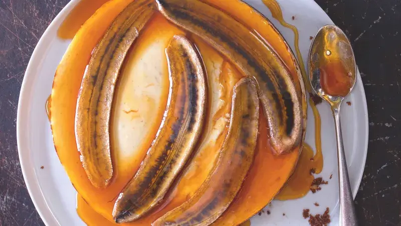 Banánový cheesecake