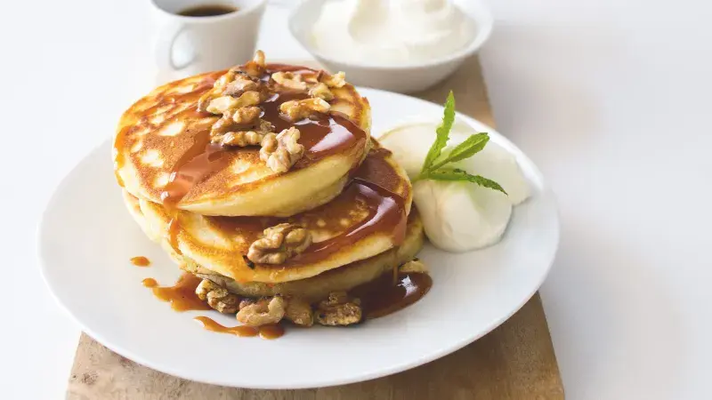 Americké lívance s domácím slaným karamelem