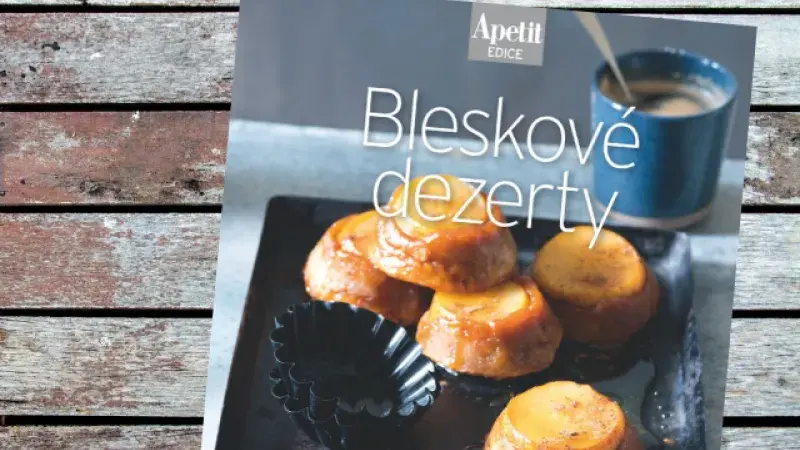  Vyhrajte novou kuchařku Bleskové dezerty!