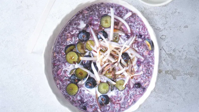 Borůvková kaše