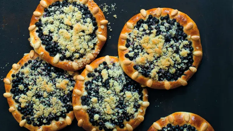 Borůvkové koláče