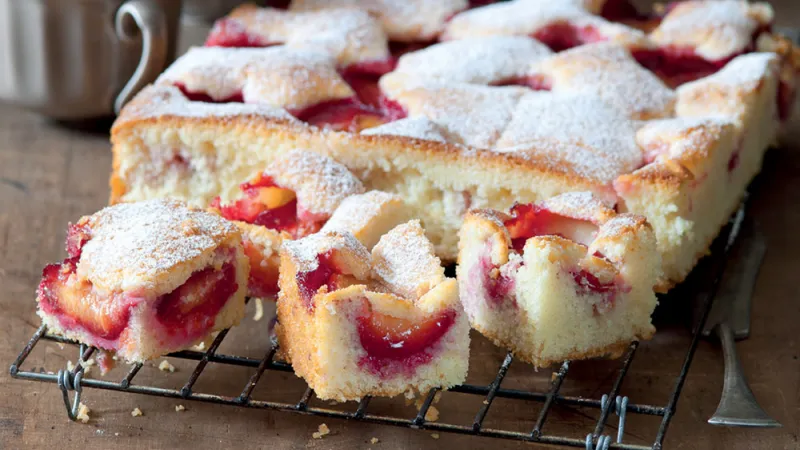 Litá buchta se švestkami