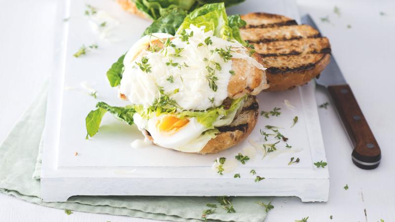 Burgery à la salát Caesar