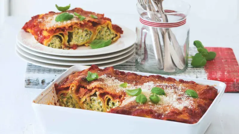 Cannelloni s ricottou a cuketou