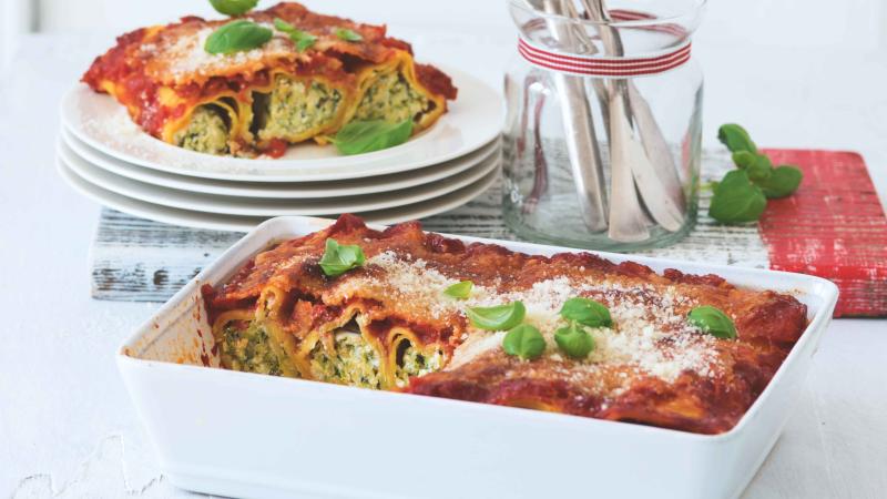 Cannelloni s ricottou a cuketou