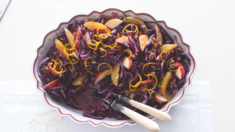 Červený zelný salát