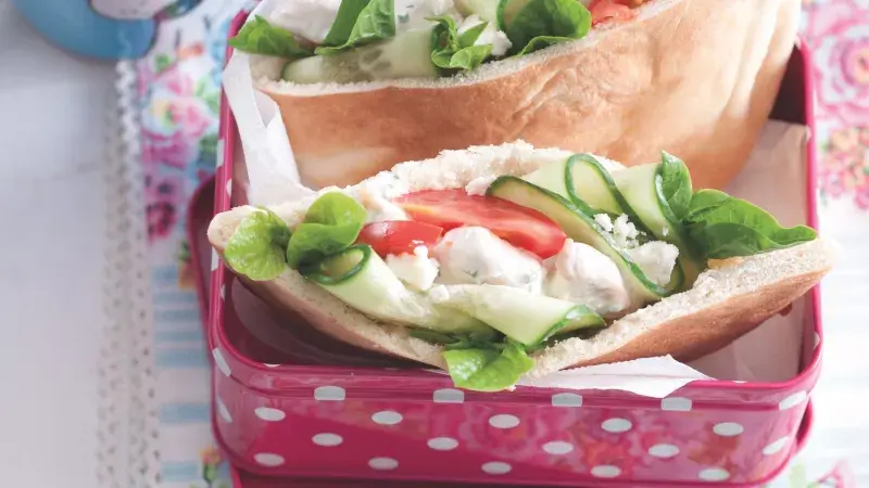 Chléb pita s kuřetem