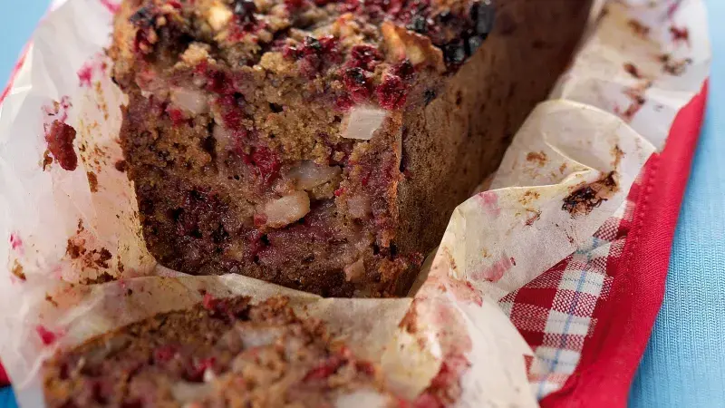 Chlebíček s brusinkami