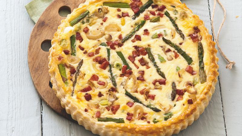 Chřestový quiche