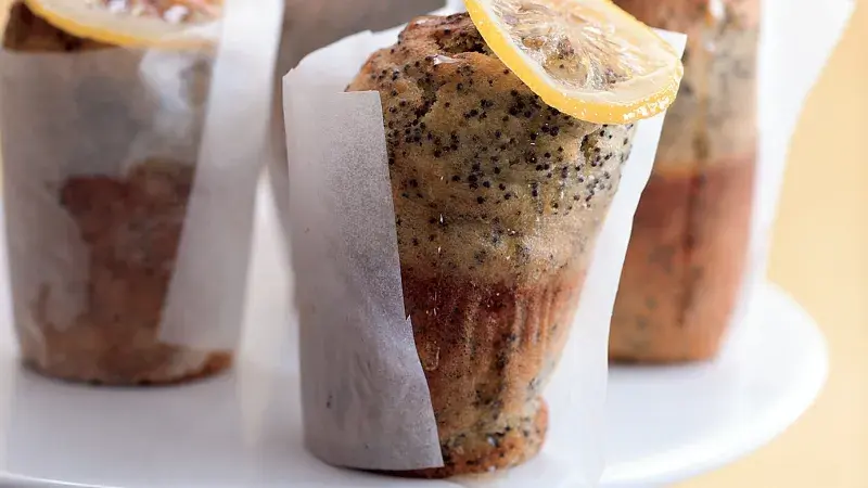 Citronové muffiny s mákem