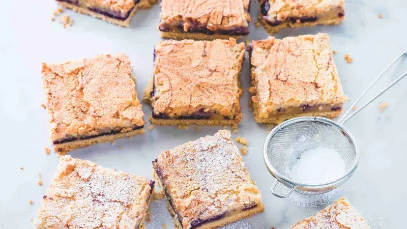 Citronovo-borůvkové řezy