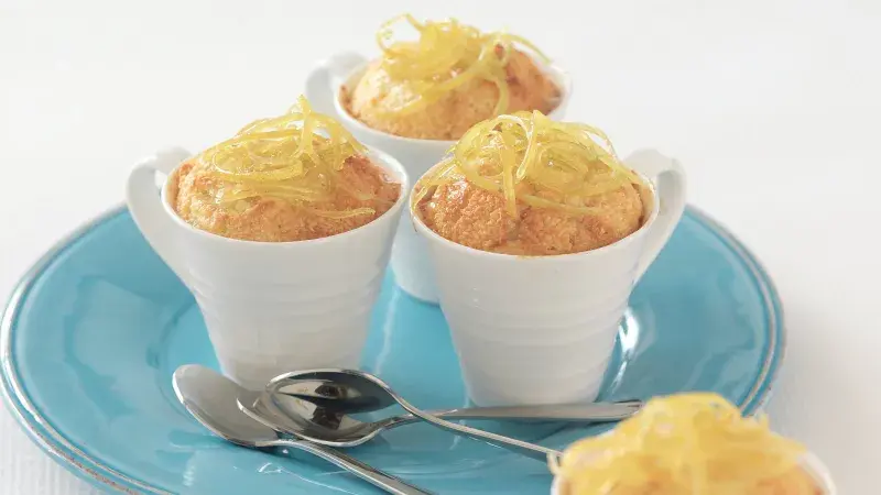 Citronovo-kokosové pohárky