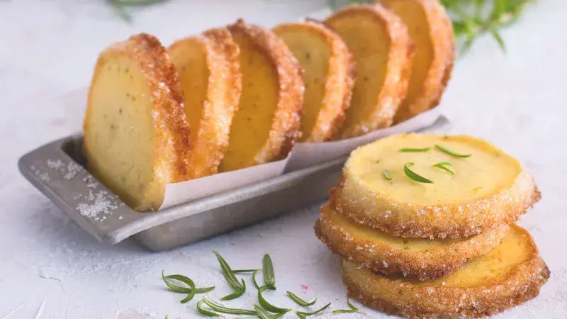 Citronovo-rozmarýnové sušenky