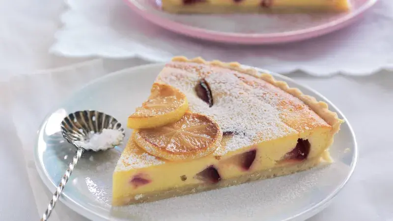 Citronový cheesecake