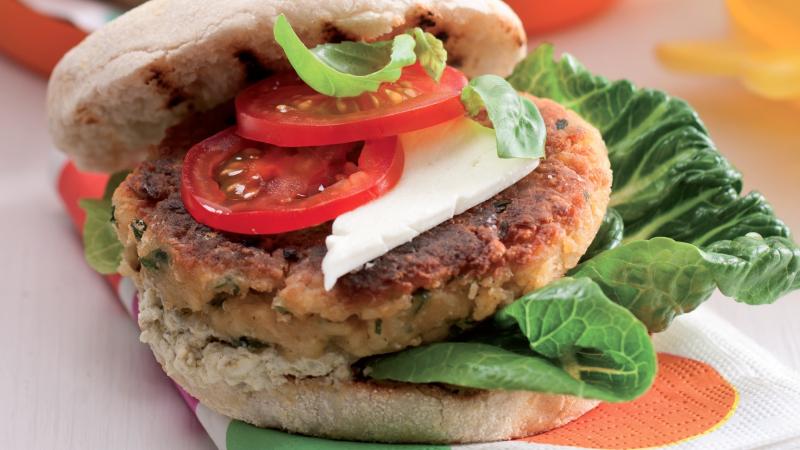 Cizrnový hamburger