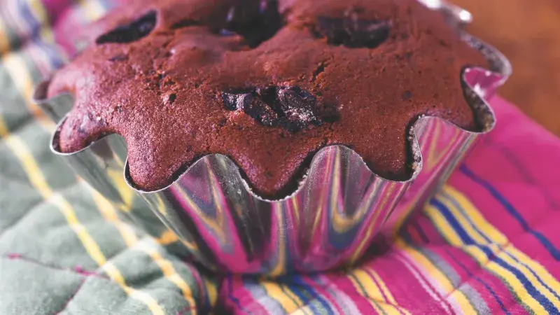 Čokoládová buchta se švestkami