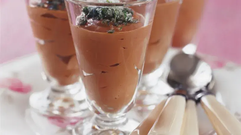 Čokoládová pěna s mascarpone a citronem