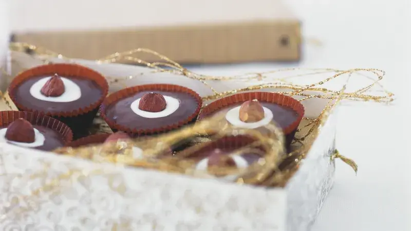 Čokoládové bonbony se sušeným ovocem a oříšky