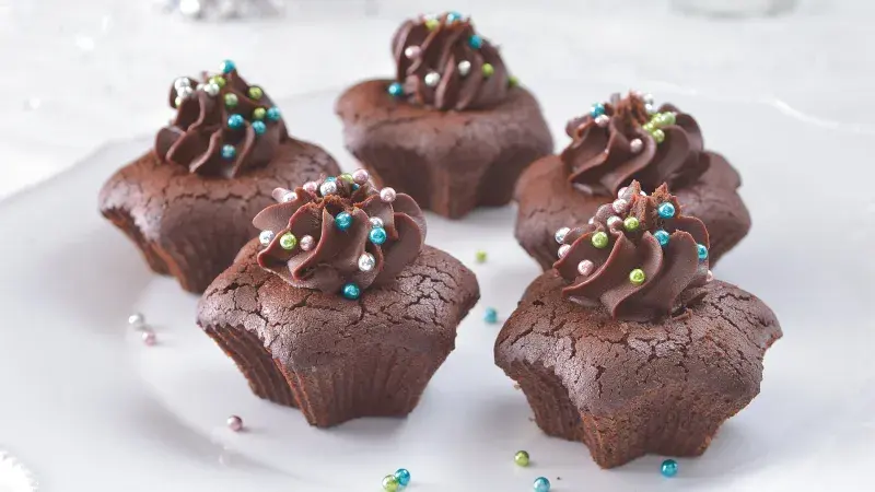 Čokoládové dortíky bez mouky