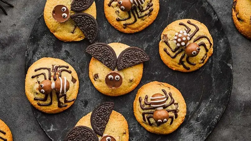 Snadné halloweenské sušenky Snadné halloweenské sušenky