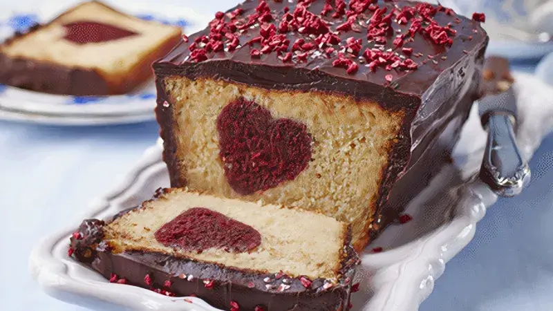 Chlebíček s ukrytým srdcem