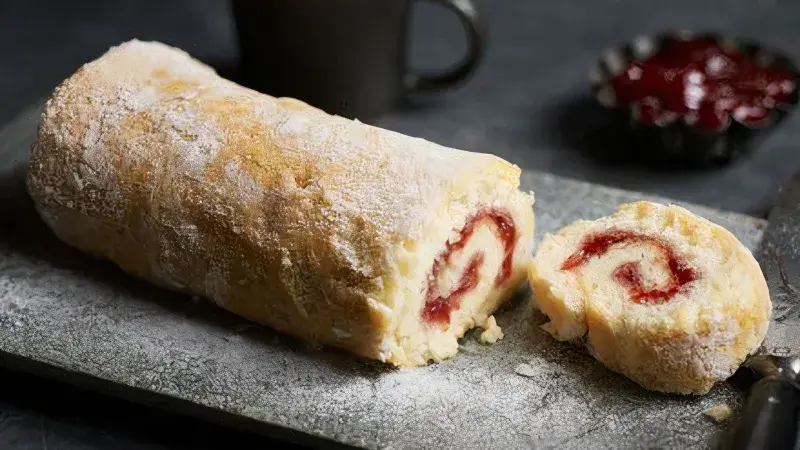 Jednoduchá piškotová roláda