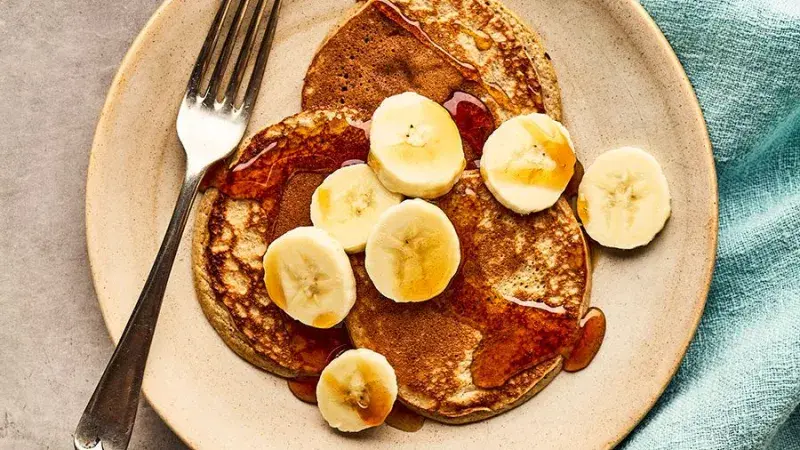 Zdravé banánové palačinky