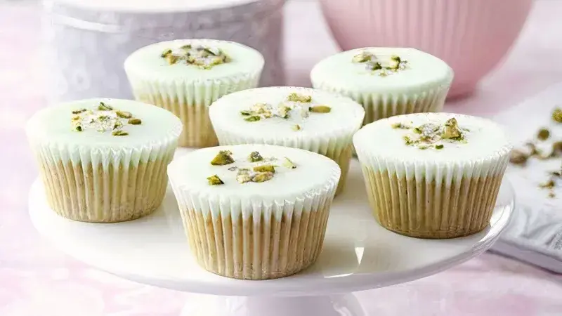 Pistáciové cupcaky
