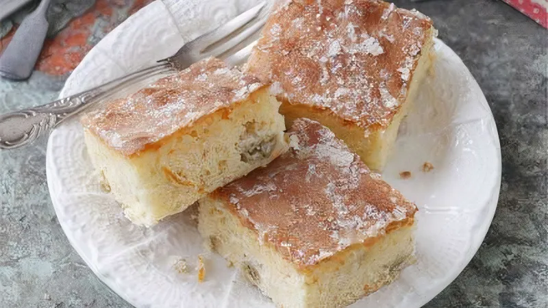 Angreštová buchta s pomerančovou polevou