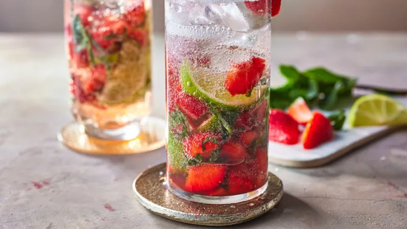 Jahodové mojito