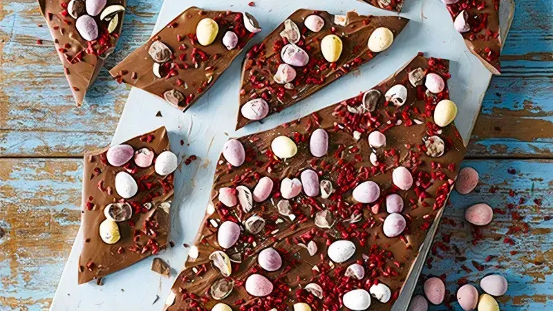 Velikonoční lámaná čokoláda