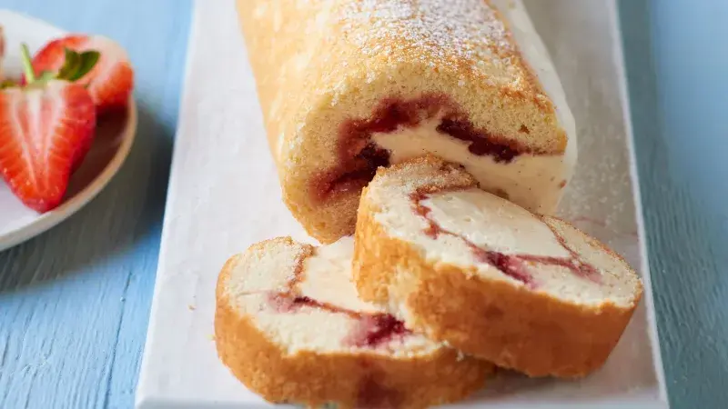 Klasická zmrzlinová roláda