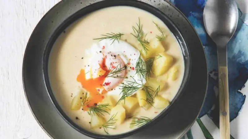 Cuketová koprová polévka