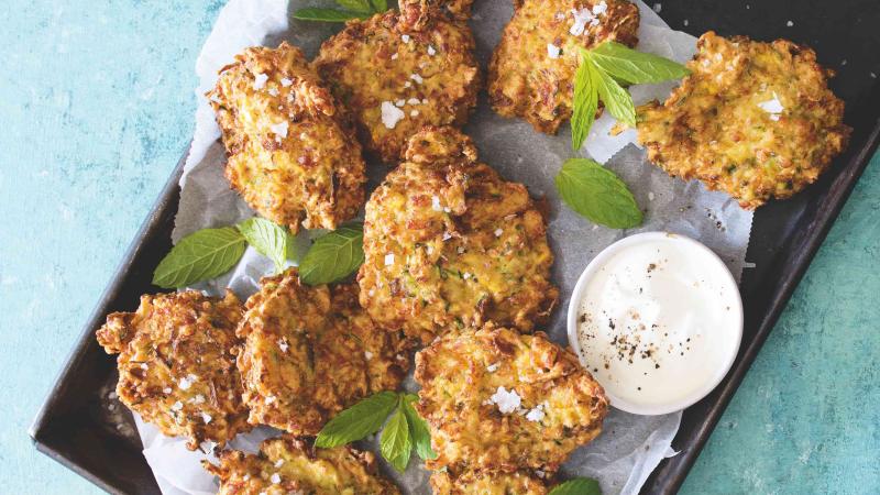 Cuketové placičky s halloumi