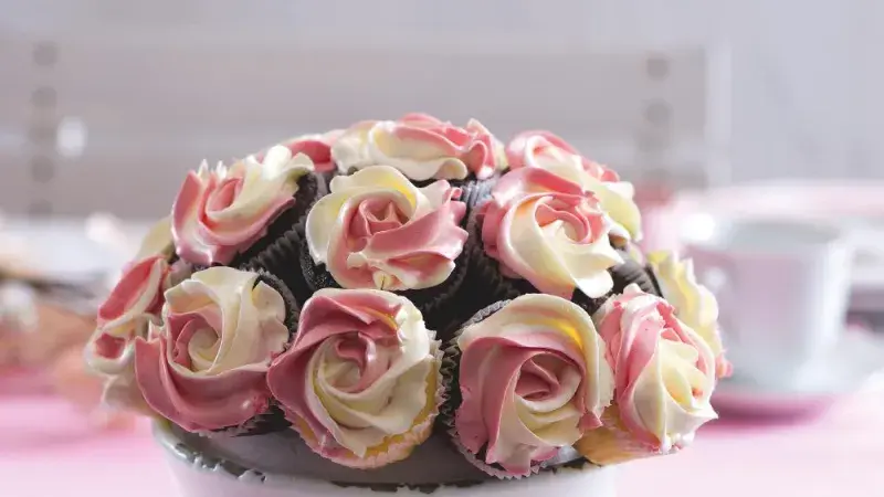 Sladká kytice cupcaků